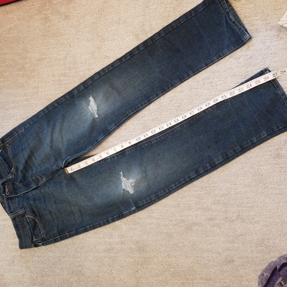 Calvin Klein distressed Rocker Skinnys - Picture 6 of 9